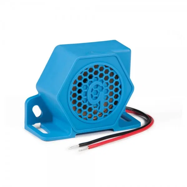 73090 – GROTE PERLUX Backup Alarm, Standard Beep 107 Decibel 12 - 24 Volt Blue Housing Nylon Water and Dust Resistant...